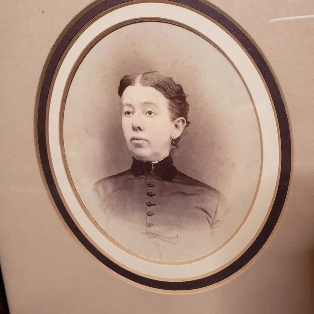 Antique Haunted Art, Sepia Tone Family Photo Collage